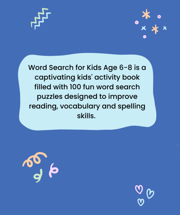 Word Search for Kids 6-8: - Image 2