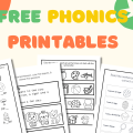 Free Phonics Printables for Toddlers