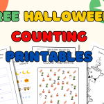 Free Halloween Counting Worksheets for Preschoolers