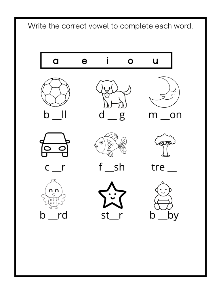 Free Phonics Printables for Toddlers