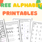 Free Alphabet Printables for Toddlers