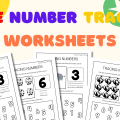 Free Number Tracing Worksheets for Preschoolers