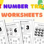 Learning to trace numbers might seem like child's play, but trust me, it's a big deal in their world and that's why I have made these Free Number Tracing Worksheets for Preschoolers.