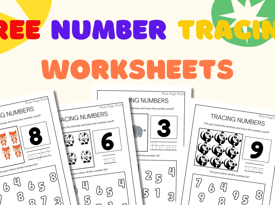 Learning to trace numbers might seem like child's play, but trust me, it's a big deal in their world and that's why I have made these Free Number Tracing Worksheets for Preschoolers.